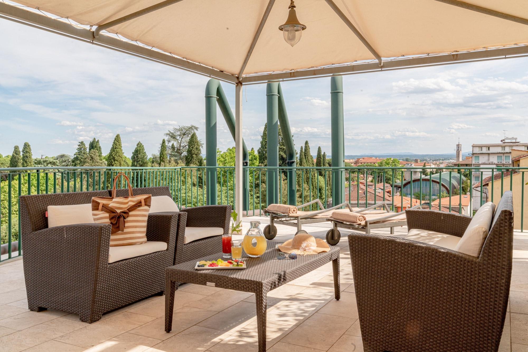 Grand Hotel Croce Di Malta Montecatini Terme Bagian luar foto